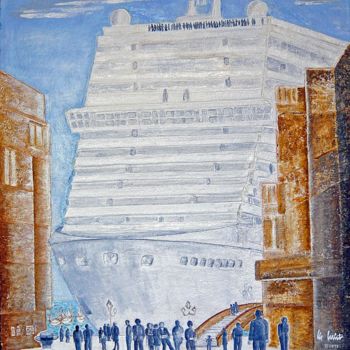 Peinture intitulée "72.11 Venice" par Manfred W.R. Richter, Œuvre d'art originale