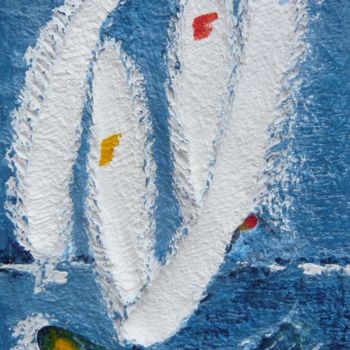 Schilderij getiteld "67.11 Surfing (2!" door Manfred W.R. Richter, Origineel Kunstwerk