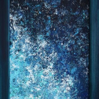 Картина под названием "SUNK" - Tanya Shin S.F.M.W., Подлинное произведение искусства, Масло Установлен на Деревянная рама дл…