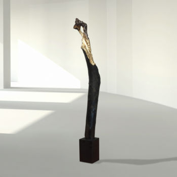 Скульптура под названием "Untitled190211" - Tsunshan, Подлинное произведение искусства, Дерево