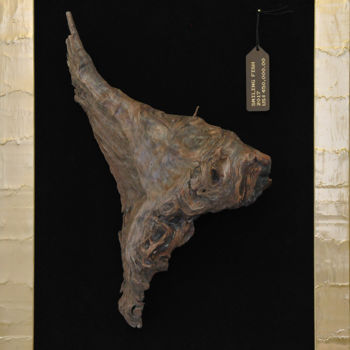 Sculpture titled "Price Matters N°1" by Tsunshan, Original Artwork, Wood
