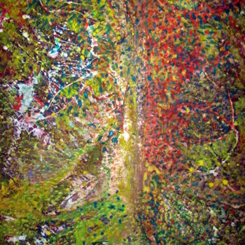 Картина под названием "Happiness Tree / L'…" - Tsz Shan Hui, Подлинное произведение искусства, Акрил