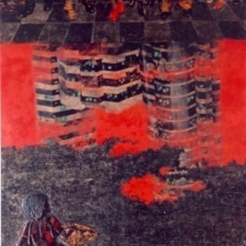 Malarstwo zatytułowany „The poor” autorstwa Tuan Long Tran, Oryginalna praca