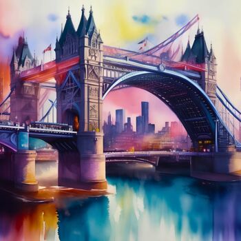 Digital Arts titled "New London" by Tucari P, Original Artwork, Digital Painting