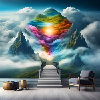 Digitale Kunst getiteld "Personal Heaven" door Tucari P, Origineel Kunstwerk, Digitaal Schilderwerk