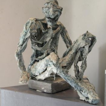 Sculpture titled "Corps décharné" by Marie Tucat, Original Artwork, Other
