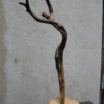 Skulptur mit dem Titel "ENVOL_.JPG" von Marie Tucat, Original-Kunstwerk, Holz