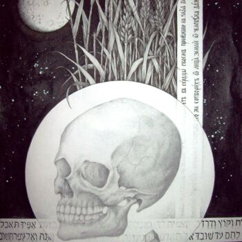 Disegno intitolato "Eternal life 2" da Kirill Chasovskikh, Opera d'arte originale, Inchiostro