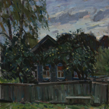 Painting titled "evening.jpg" by Aleksej Turchin, Original Artwork