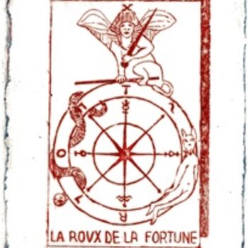 Tekening getiteld ""La roue de la Fort…" door Galerie Jean-Luc Turlure, Origineel Kunstwerk, Anders