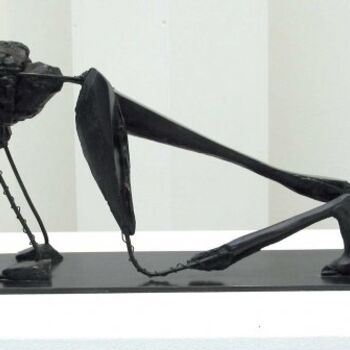 Sculptuur getiteld "le sprinter" door Turzo, Origineel Kunstwerk