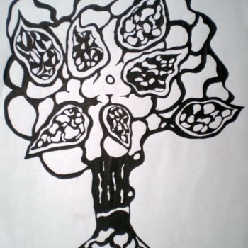 Tekening getiteld "Дерево" door Cherepakha, Origineel Kunstwerk, Anders