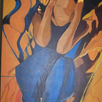 Schilderij getiteld "Tanya" door Thierry Vaudein, Origineel Kunstwerk
