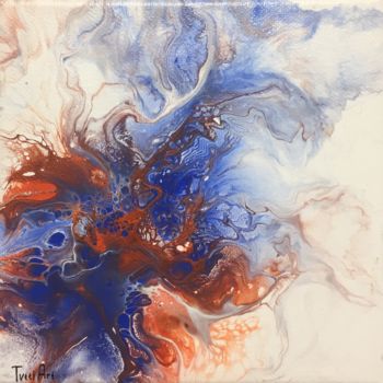 Картина под названием "энергия цветов" - Tvttiart, Подлинное произведение искусства, Акрил