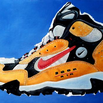 Peinture intitulée "Nike zoom terra ser…" par Sergio Rivera Martinez, Œuvre d'art originale, Acrylique Monté sur Autre panne…