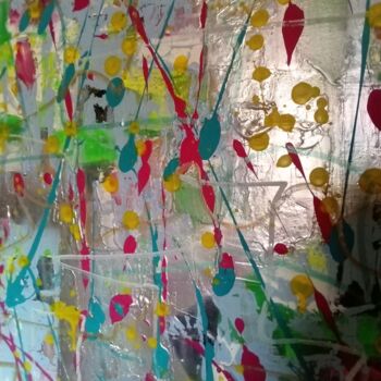 Schilderij getiteld "Sylercolor" door Ty80, Origineel Kunstwerk, Acryl