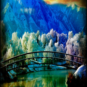 Цифровое искусство под названием ""Destiny Bridge..."" - Tyfhaan Yk, Подлинное произведение искусства, Цифровая живопись