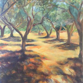 Pintura titulada "Olive garden II" por Tzoumart, Obra de arte original, Acrílico