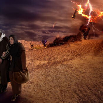 Arts numériques intitulée "Sodom" par Udi Kivity, Œuvre d'art originale, Photographie numérique