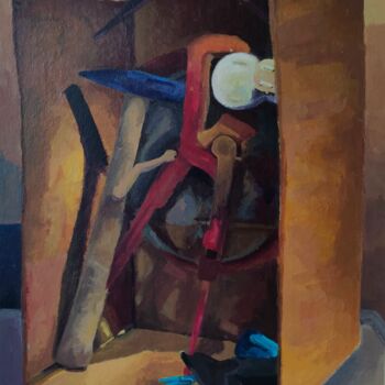 Painting titled "BoxProject" by Uğur Ergül, Original Artwork, Acrylic
