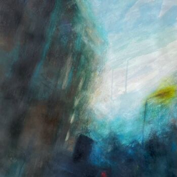 Schilderij getiteld "City ​​Void" door Uğur Ergül, Origineel Kunstwerk, Acryl