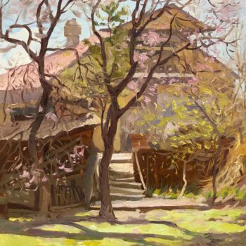 Pintura titulada "«Spring»" por Uktam Isirgapov, Obra de arte original, Oleo