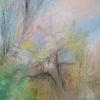 Картина под названием "Spring" - Uliana Veretennikova, Подлинное произведение искусства, Масло