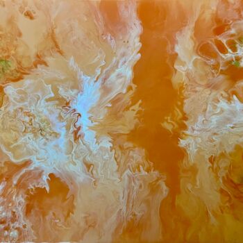 Картина под названием "Peach tree" - Юлия Добровольская, Подлинное произведение искусства, Акрил