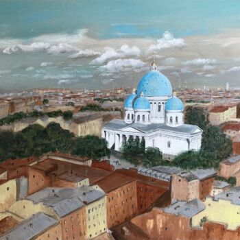 Картина под названием "Культурная столица" - Юлия Маск (JPMusk), Подлинное произведение искусства, Масло Установлен на Друга…