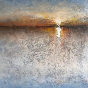 Pittura intitolato "Dream in the fog" da Uliana Titova, Opera d'arte originale, Olio