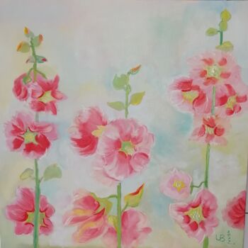 Pintura intitulada "Des fleurs" por Uljana Bekis, Obras de arte originais, Óleo