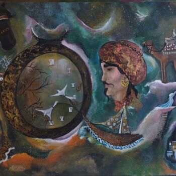 Peinture intitulée "Sinbad lot 1" par Ülkü İSpirli, Œuvre d'art originale, Acrylique