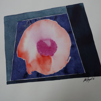 Malerei mit dem Titel "Signs of Desire 2" von Ulli Heupel, Original-Kunstwerk, Aquarell