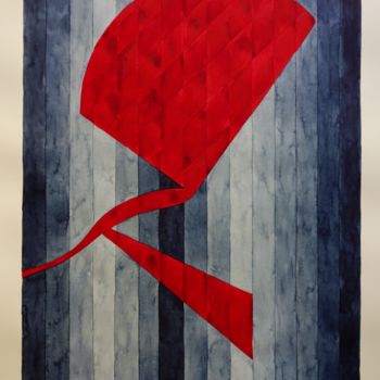 Malerei mit dem Titel "Ohne Titel 22" von Ulli Heupel, Original-Kunstwerk, Aquarell