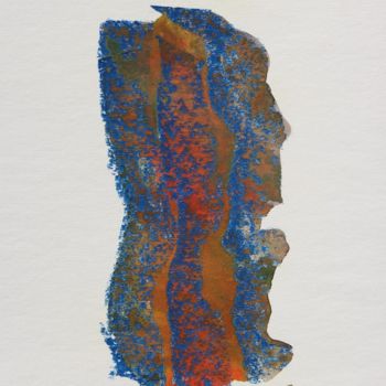 Malerei mit dem Titel "Tree Face" von Ulli Heupel, Original-Kunstwerk, Öl