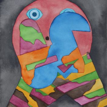 Картина под названием "See My Land" - Ulli Heupel, Подлинное произведение искусства, Масло