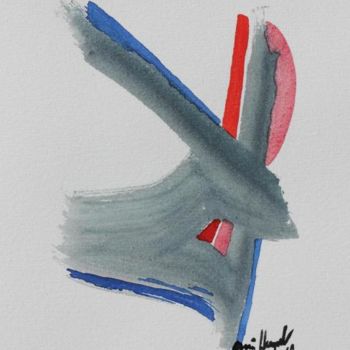 Malerei mit dem Titel "I like it more 4" von Ulli Heupel, Original-Kunstwerk, Öl