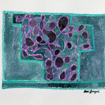Painting titled "Four Spaces IV (2)" by Ulli Heupel, Original Artwork