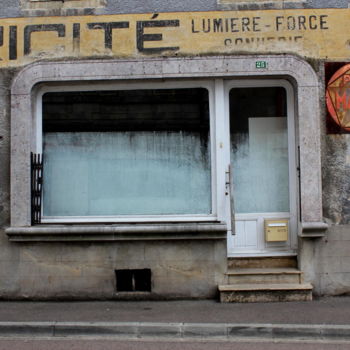 「Abandoned Shops XLIV」というタイトルの写真撮影 Ulli Heupelによって, オリジナルのアートワーク