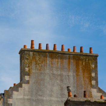 Photography titled "Cheminées en France…" by Ulli Heupel, Original Artwork