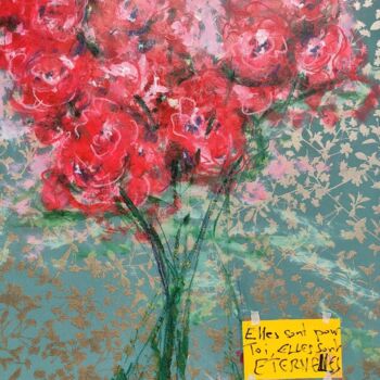 Malerei mit dem Titel "Elles sont pour toi…" von Eric Ullrich, Original-Kunstwerk, Acryl