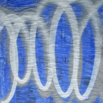 Peinture intitulée "W.A. 2015, Blue et…" par Eric Ullrich, Œuvre d'art originale