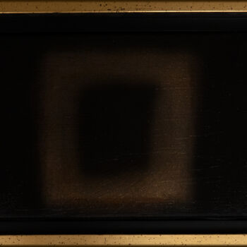 Schilderij getiteld "Cosmos 1" door Laurent Guérin, Origineel Kunstwerk, Acryl Gemonteerd op Frame voor houten brancard