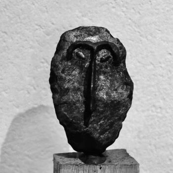 Skulptur mit dem Titel "Tranquillité d'espr…" von Ulrich Ernst Nievergelt, Original-Kunstwerk, Stein