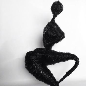 雕塑 标题为“La mama” 由Ulrich Zouanda, 原创艺术品, 金属