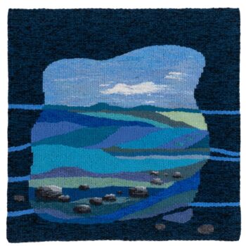 纺织艺术 标题为“Fragments of Landsc…” 由Ulrika Leander, 原创艺术品, 挂毯