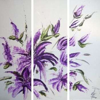 제목이 "Étoile violette"인 미술작품 Ulrike Pusch로, 원작