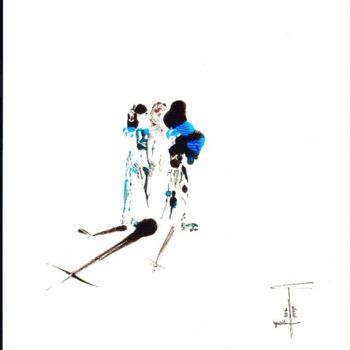 「Dead man walking /2」というタイトルの絵画 Ulrike Puschによって, オリジナルのアートワーク