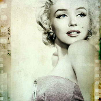 Fotografia intitolato "Marilyn Monroe eyes" da Ivan Venerucci, Opera d'arte originale, Fotografia digitale