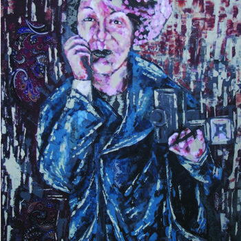 Malerei mit dem Titel "The Photographer Wo…" von Umay Aydemir, Original-Kunstwerk, Acryl